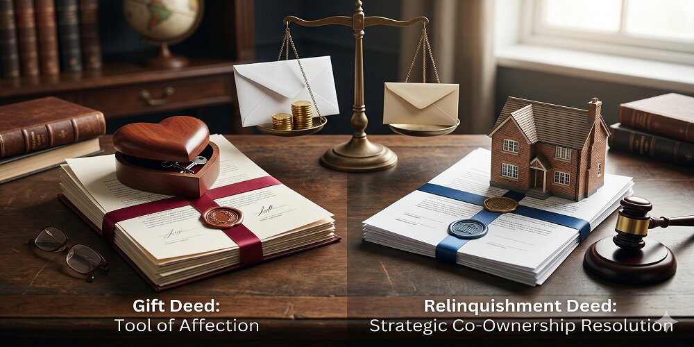 Gift Deed or Relinquishment Deed: Which One Saves Your Money More?