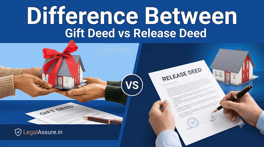 Difference Between Gift Deed and Release Deed (Complete Guide)
